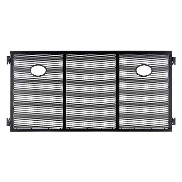 DJ стойка с параван и маса, STAND4ME, XL, метален черен, 50,8x101,6см, пълен комплект