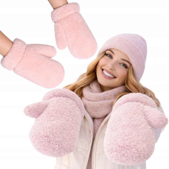 MANUSI PUFOASE DE IARNA PENTRU FEMEI, CALDE, CAPTUSITE, DE IARNA CU BLANITA