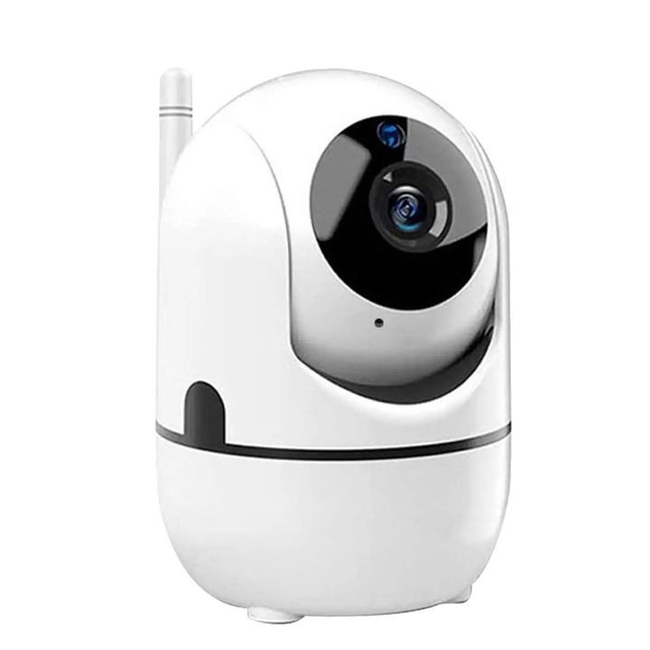 Camera de supraveghere, HD 1080P, 360 grade, wireless, viziune nocturna, audio bidirectional
