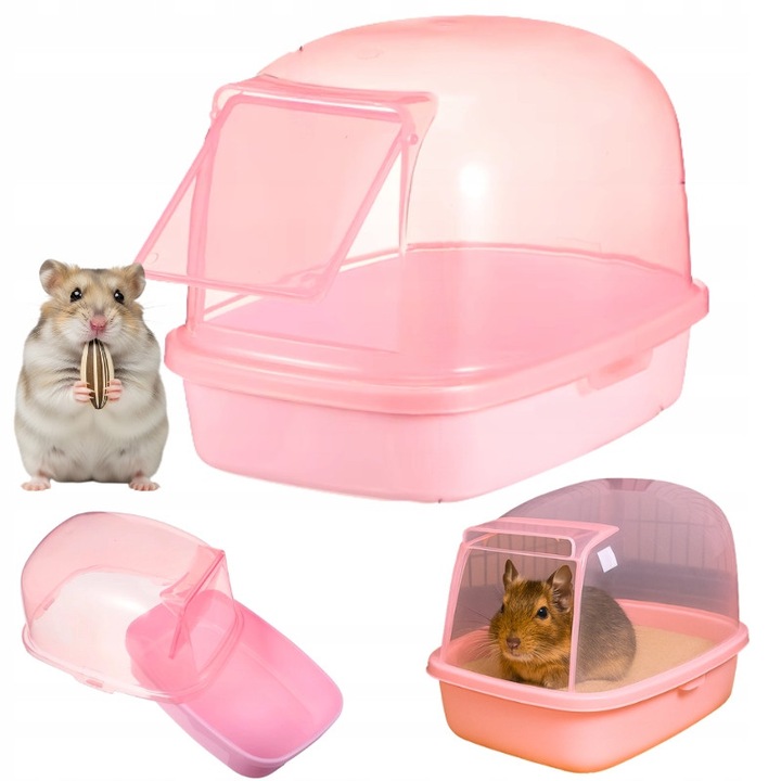 Bazin baie nisip rozatoare, Transparent, 24x16x18 cm