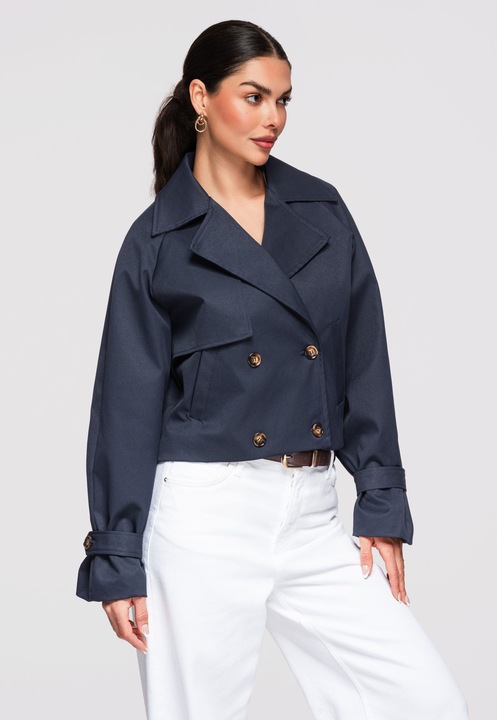 Jacheta trench LARICA OW-JANP-0135, Albastru inchis