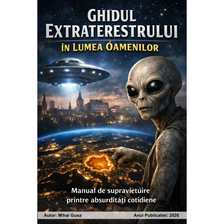 Ebook - Ghidul extraterestrului in lumea oamenilor, 194 pagini, limba romana