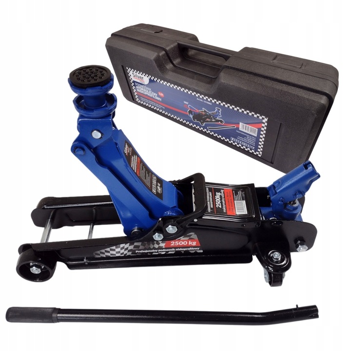 Cric hidraulic 2.5Tone 80-360mm + geanta transport depozitare tip crocodil ridicare auto (S10662)