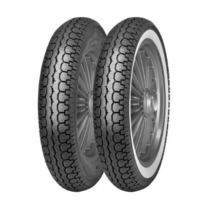Anvelopa moto MITAS Opona 3.50-10 B 14 51J TT, alb, set