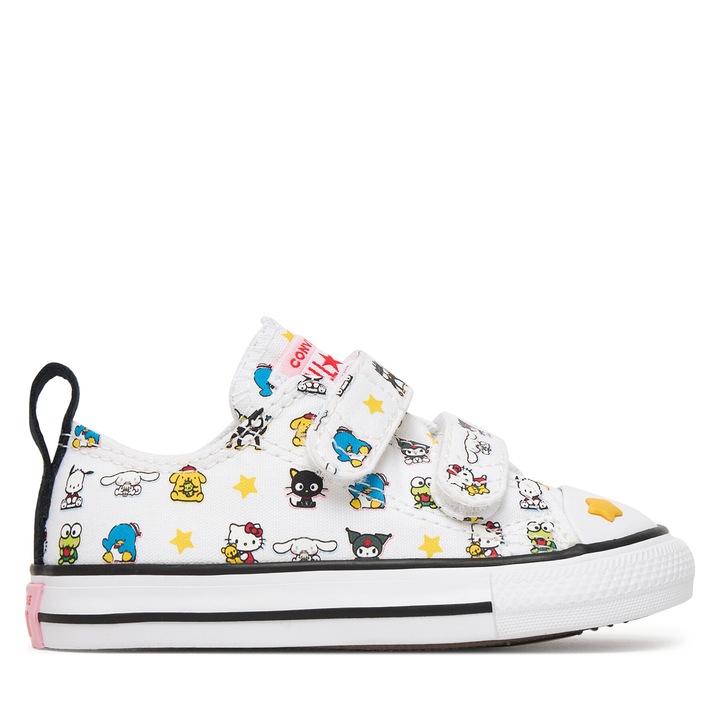 Lány cipő A17703C, Converse, Textil, Fehér