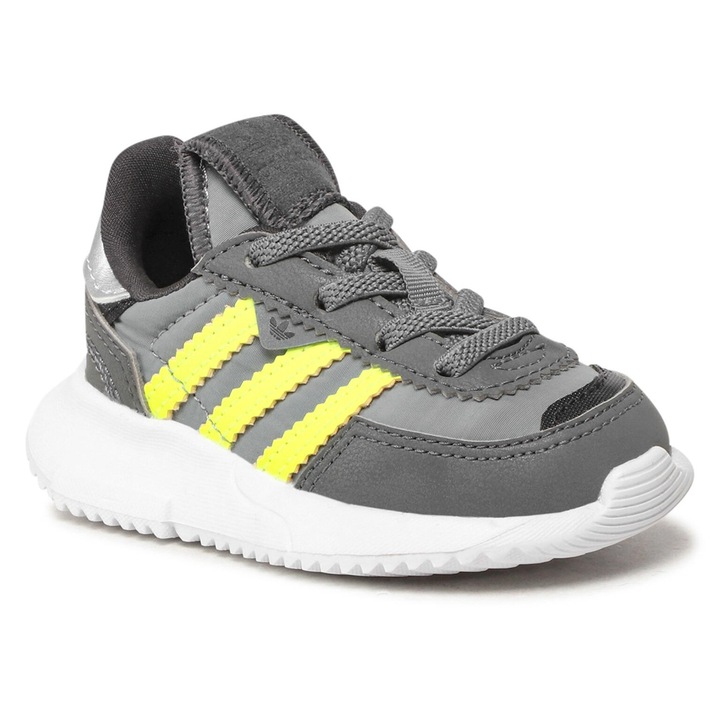 Pantofi sport copii, Adidas, gri, tesatura