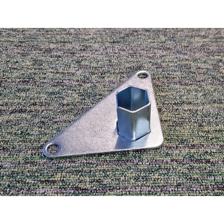 Picior de colt Standard 40mm, Ambitent, argintiu