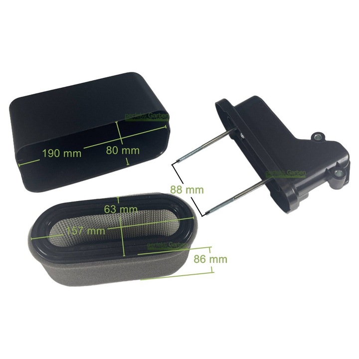 Légszűrőház + légszűrő Loncin LC1P90F / 180020633-T381 motorhoz