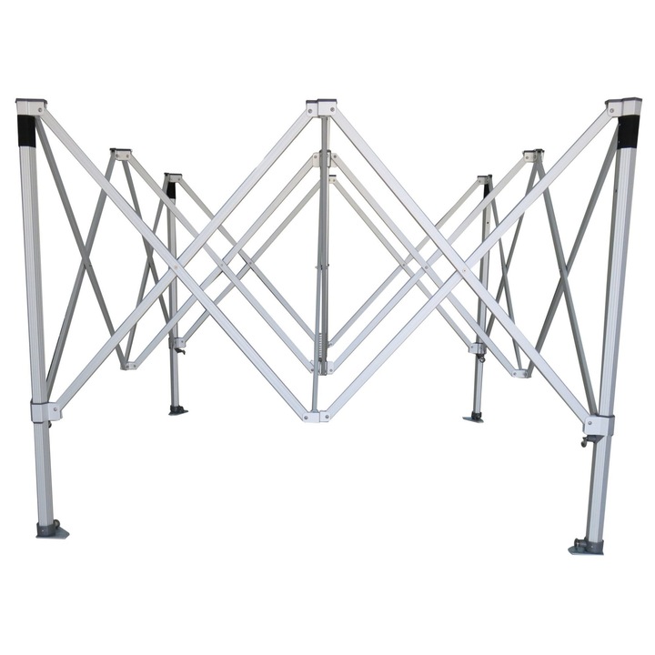 Cadru cort, Ambitent, pliabil, aluminiu, 4x4m, usor si rezistent, cu geanta de transport