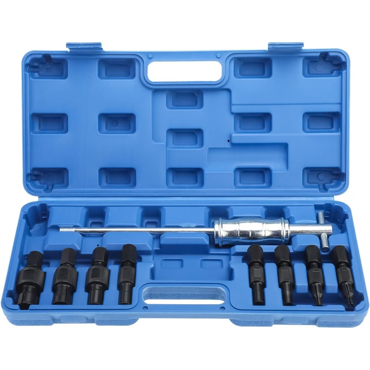 Extractor pentru rulmenți Set de 9 buc, BOOMSTART, 8 mm - 32 mm, ciocan culisant, carcasă depozitare