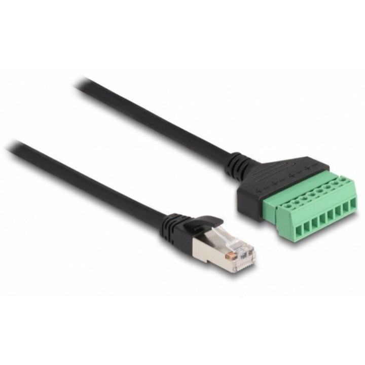 Адаптер DELOCK RJ45 Cat.6 за терминал, 30см, комплект 2 броя