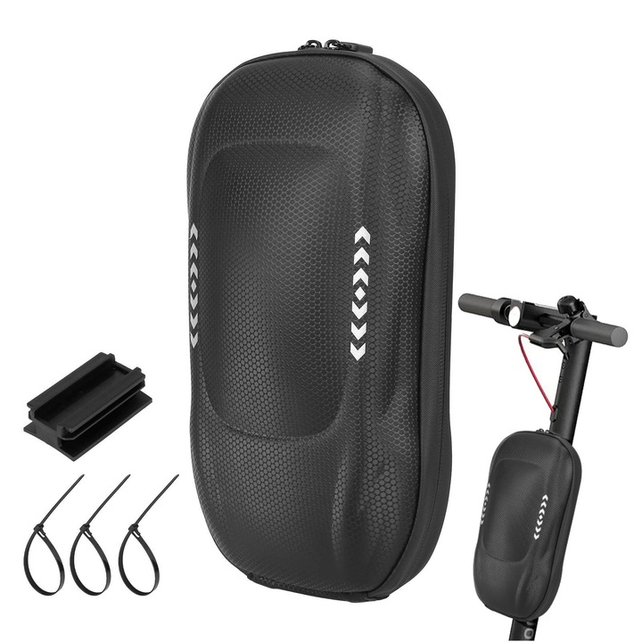 Geanta frontala pentru trotineta electrica Xiaomi, Motus, KuKirin, Kamikaze, Impermeabila, 4L, Negru