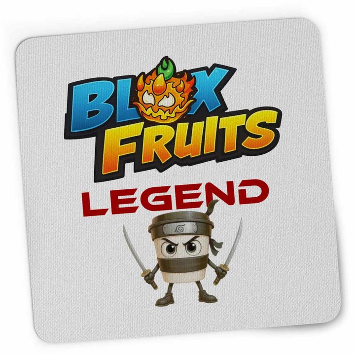 Mousepad Blox Fruits Legend Fruit Roblox Fructe, 21x19cm