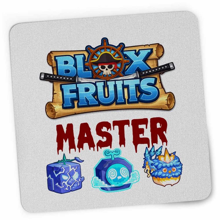 Mousepad Blox Fruits Master Fruit Roblox Fructe, 21x19cm