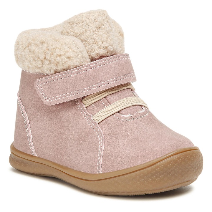 Cizme Fete, Nelli Blu, roz, impermeabile, piele ecologica