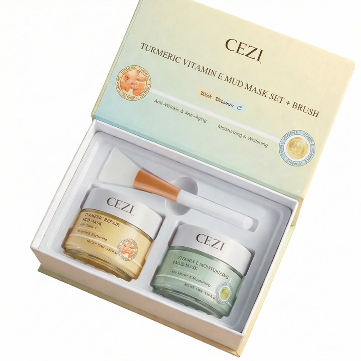 Masca tratament facial cu curatare profunda, calmant si efect de fermitate – masca profesionala pentru ten 100 ml + 100 ml