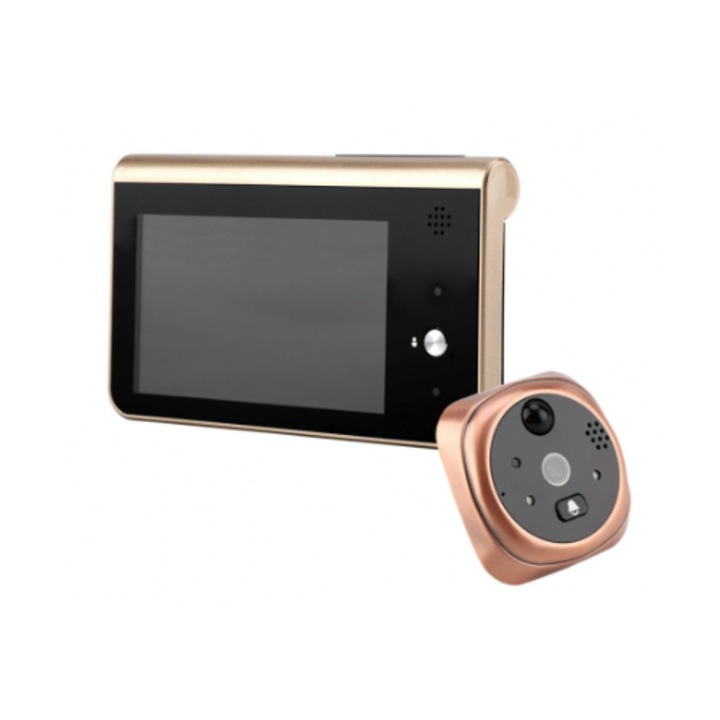 Sonerie video inteligenta ecran 4.3 inch lentile 1.7 mm micro USB