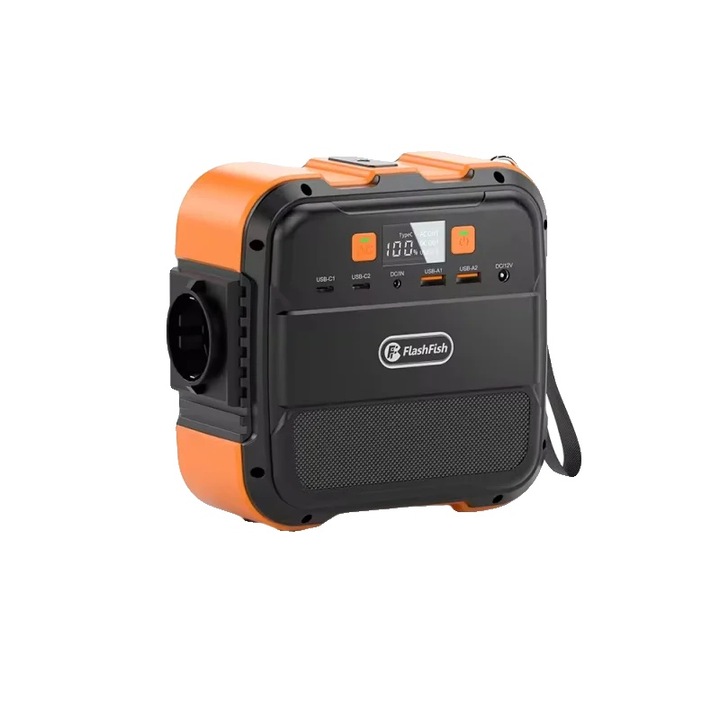 Statie de energie portabila, 120W, design usor, 240W varf, priza EU