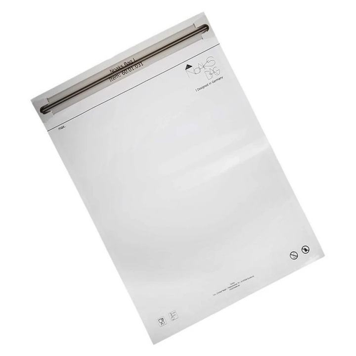 Punga Ziplock Noaks 230x300mm impermeabila, reutilizabila rezistenta la mirosuri, transparenta