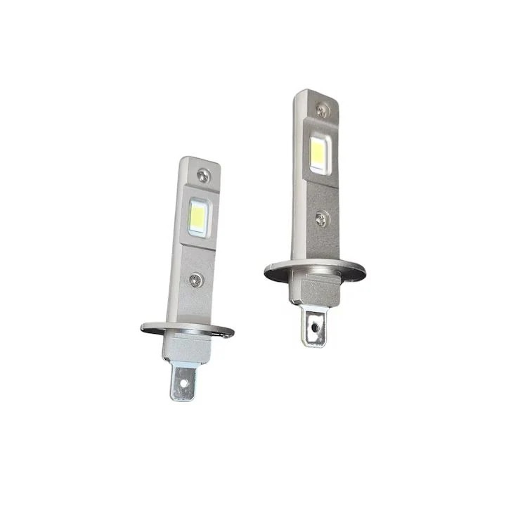 Set 2 becuri LED H1, 120W, 12V, lumina alb-rece, PENDAN, 6000k, 15000 lumeni