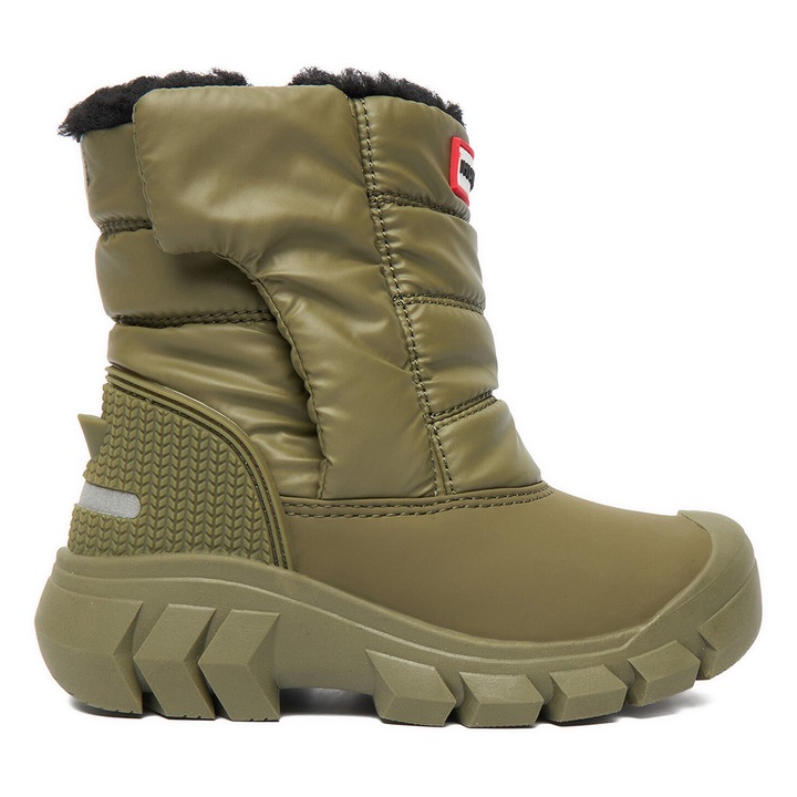 Cizme de zapada pentru copii, Hunter, izolate termic, impermeabile, multicolor, material textil