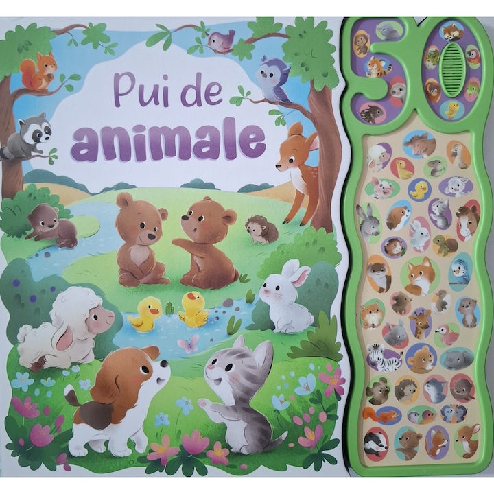 Carte cu 50 de sunete, Pui de animale
