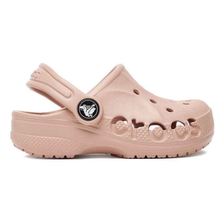 Crocs papucs lányoknak, műanyag, halvány rózsaszín, 25-26 EU
