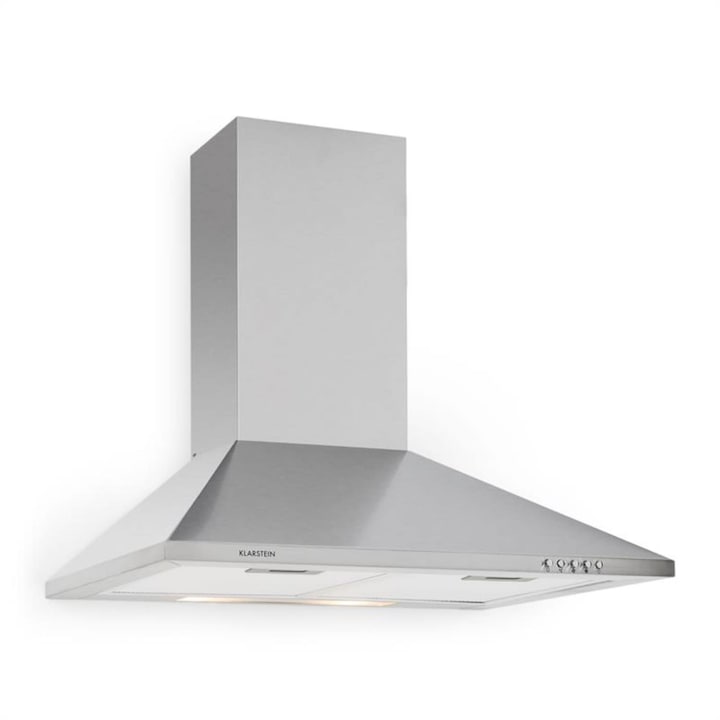 Klarstein, Hota Inclinata Illuminosa, Mod De Evacuare Si Recirculare, Design Minimalist, 818 M³/H, 60 Cm