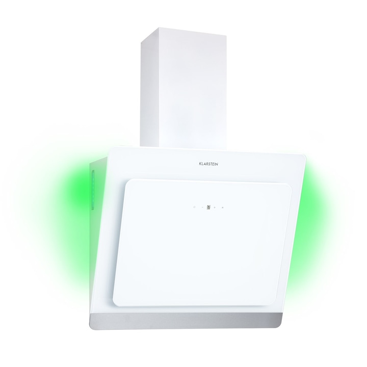 Hota Klarstein Aurora Eco 90, 550 m/h, lumina de fundal, sticlă, 90x51, 5x33cm