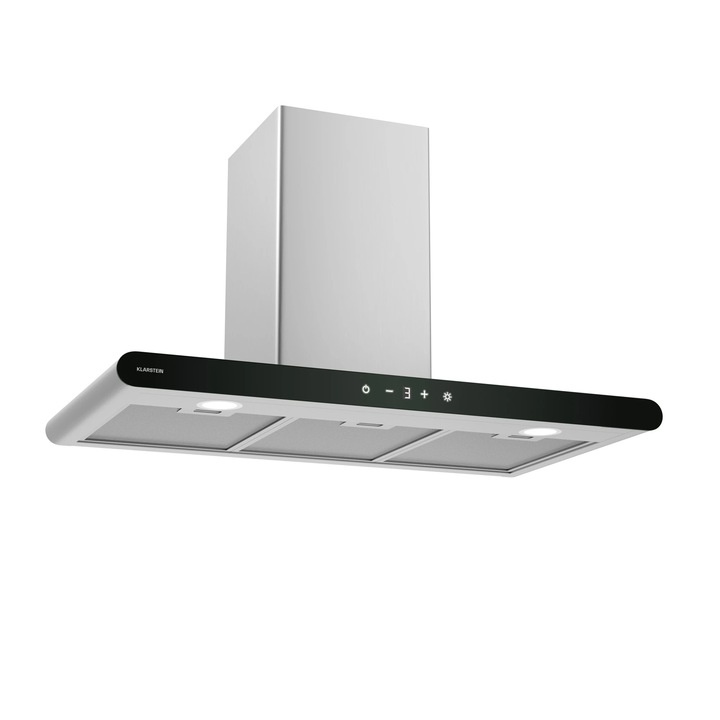 Hota Klarstein CurveVent, 700 m/h, 110 W, control tactil, LED, 89, 8x63x48, 5 cm