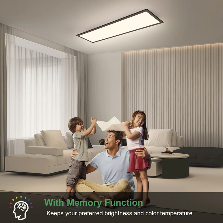 LED fali lámpa, 30W, Távirányító