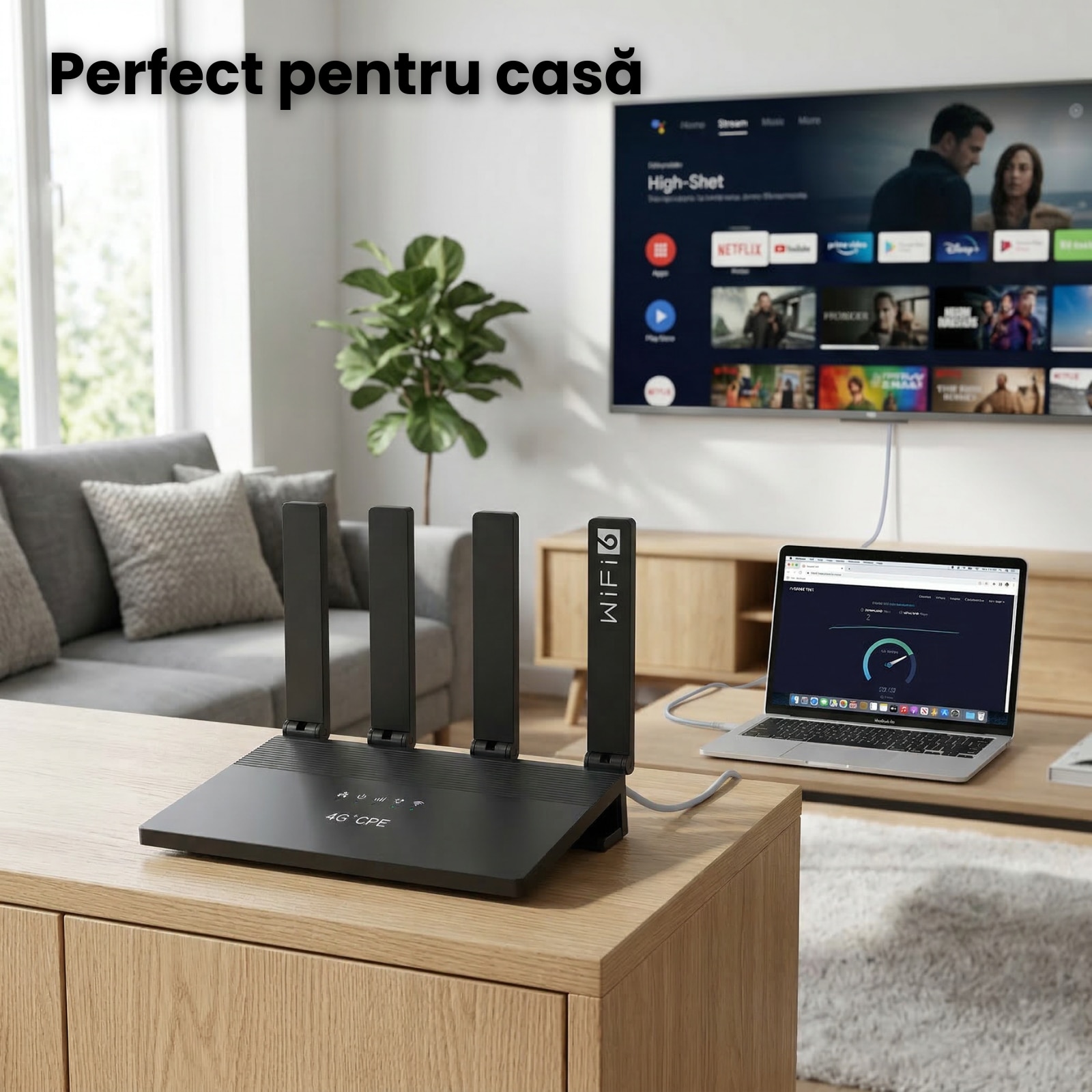 Router Wireless HASEPE 4G LTE WiFi 6, Router Wireless 4G CAT4 150Mbps ...