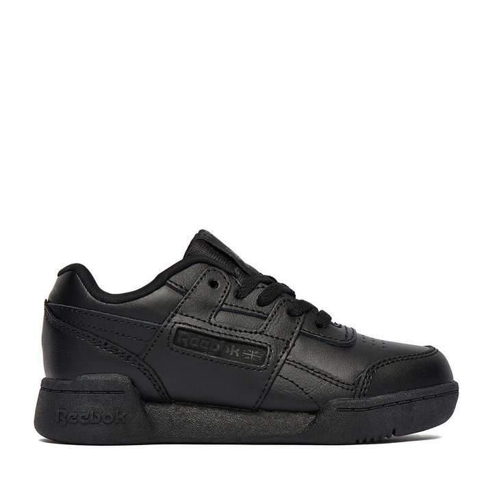 baieti Reebok, piele naturala, negru, Negru