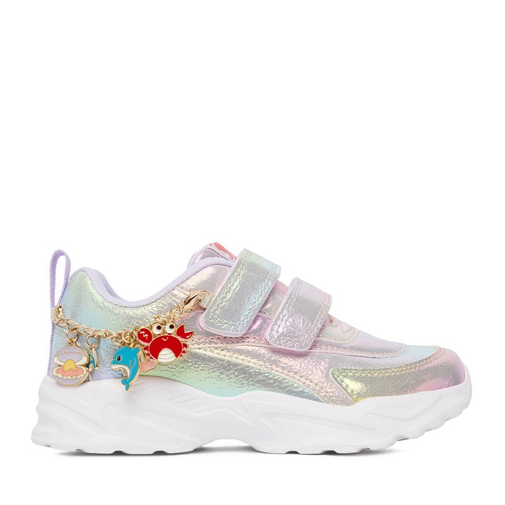 Pantofi sport copii, Princess, multicolor, sintetic, sistem inchidere velcro