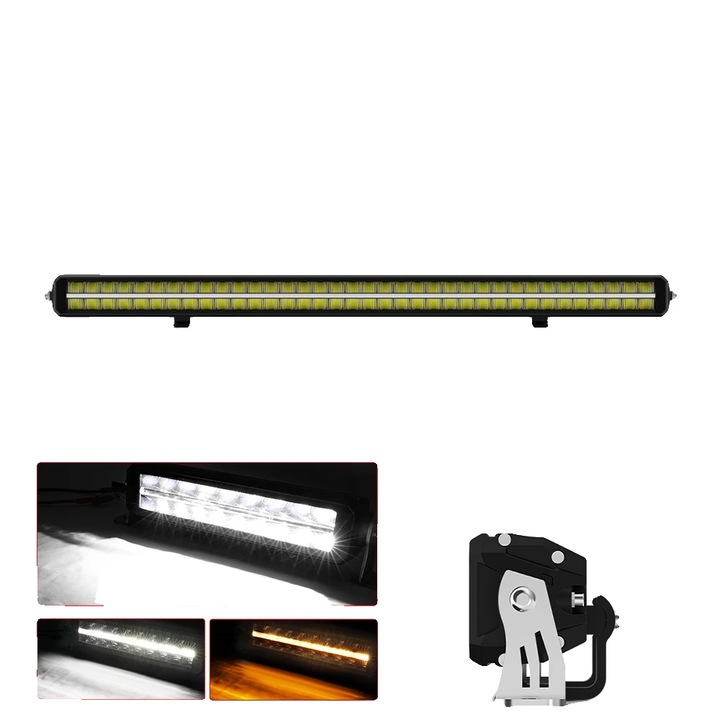 Bara LED 42inch, design combo, constructie rezistenta la apa, montare laterala si pe fund, IP68