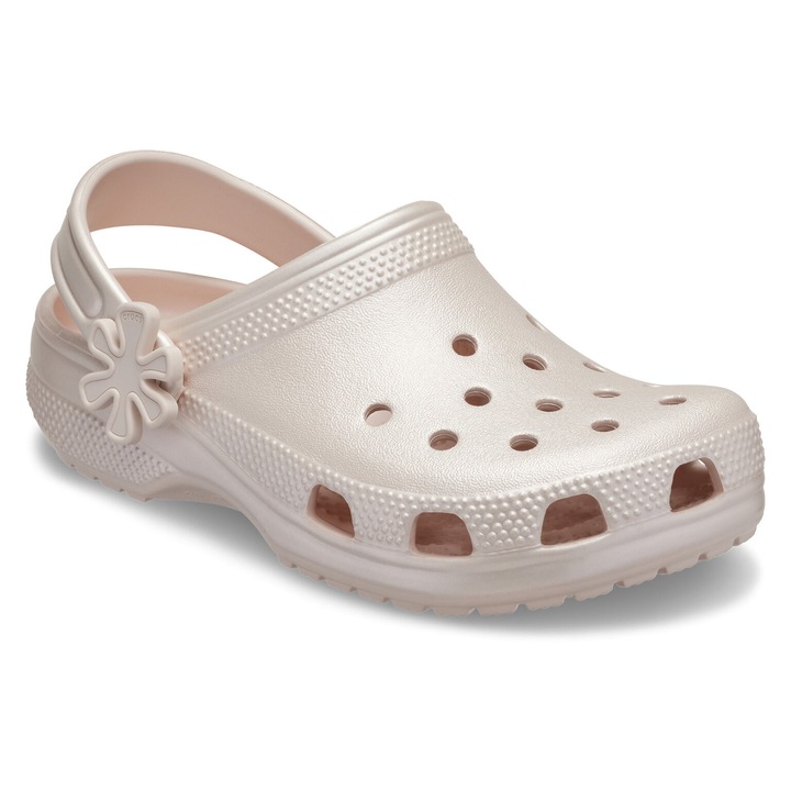 Lany papucs, Crocs, muanyag, rozsaszin