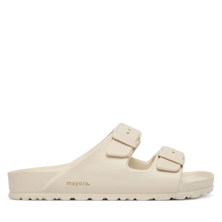 Lányka papucs, Mayoral, műanyag, bézs