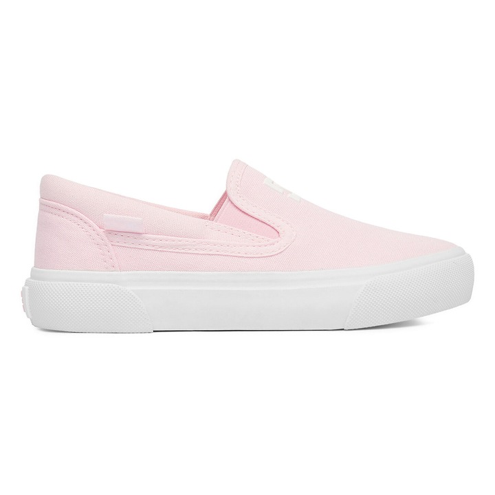 Tenisi copii, DC Shoes, material textil, roz