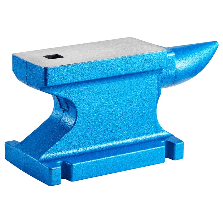 Ciocan de fierarie VEVOR 55 lbs, cu horn rotund, dimensiuni 36x10.5x16.5 cm, constructie din fonta, design solid si stabil