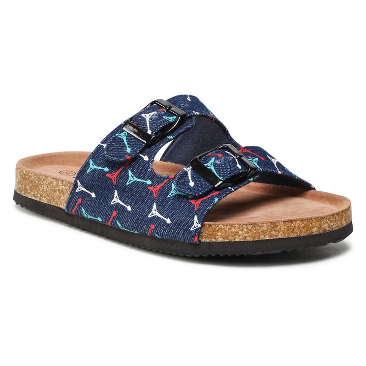 Gyermek papucs, Action Boy, textil anyag, kék, 30 EU