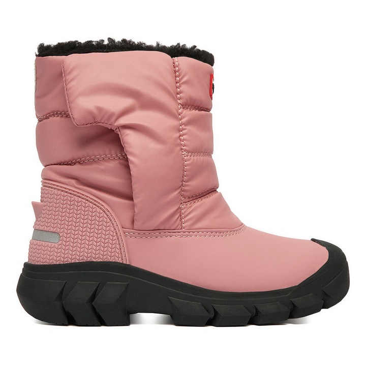 Cizme de zapada copii, Hunter, material textil, impermeabile, roz