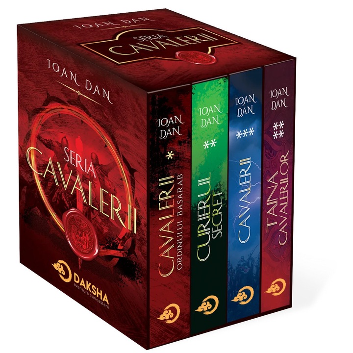 Seria Cavalerii de Ioan Dan - editie cu coperta brosata (paperback), pachet complet - Ioan Dan