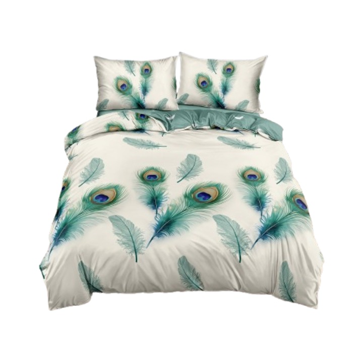 Ágynemű, 2 személyes, 240x250 cm, tollmintás