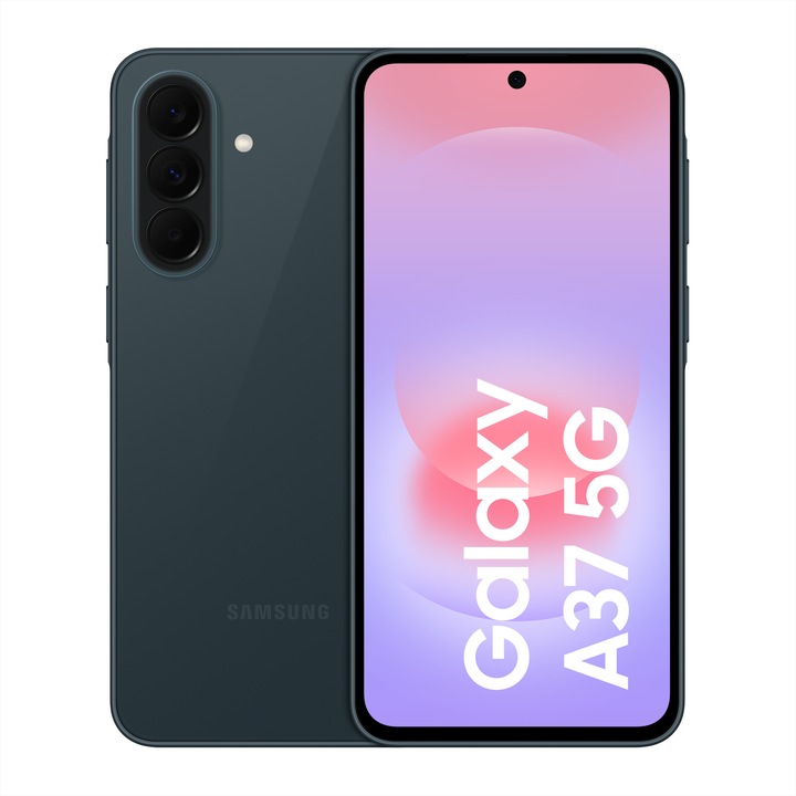 Смартфон Samsung Galaxy A37, Dual SIM, 8GB RAM, 256GB, 5G, Awesome Graygreen