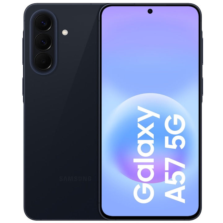 Смартфон Samsung Galaxy A57, Dual SIM, 8GB RAM, 256GB, 5G, Awesome Navy