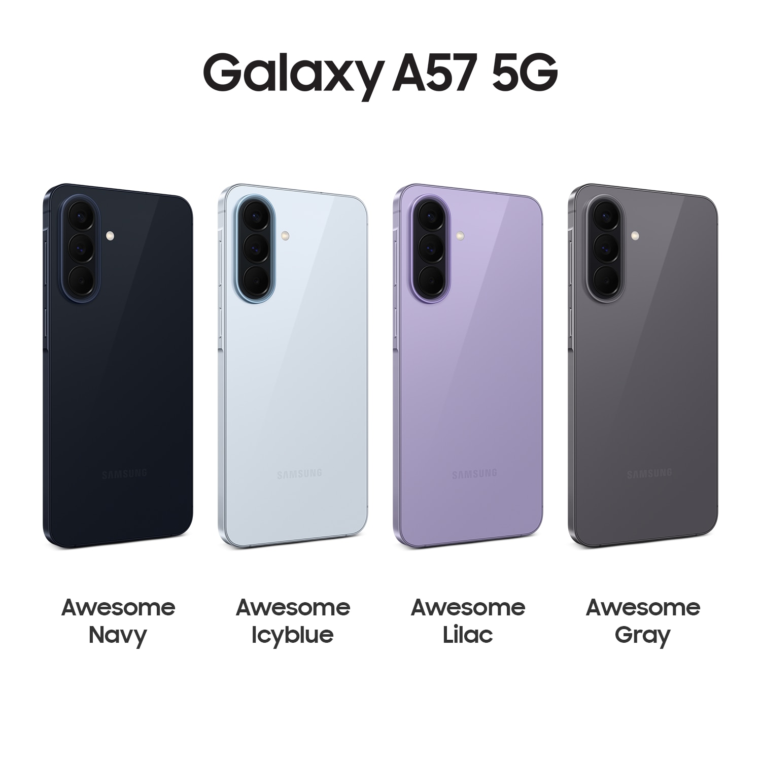 Telefon mobil Samsung Galaxy A57, Dual SIM, 12GB RAM, 512GB, 5G, Awesome Lilac