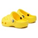 Slapi copii, Crocs, galben, plastic