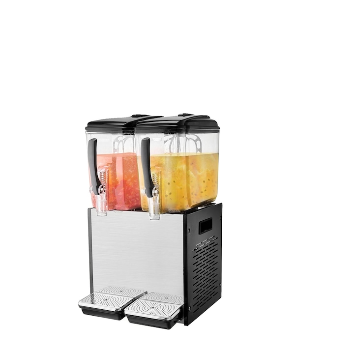Dozator de bauturi, capacitate mare, sistem de racire eficient, 2x12L