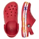 Slapi copii, Crocs, flatform, rosu, plastic