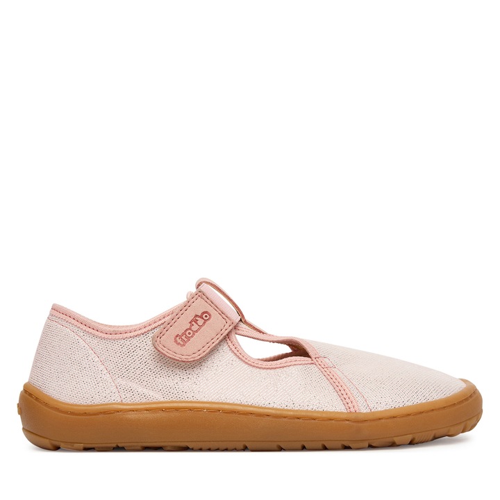 Детски сандали, Froddo, плоски, розови, текстил